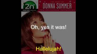 Donna Summer - O Holy Night LYRICS - Remastered &quot;Christmas Spirit&quot; 1994/2005