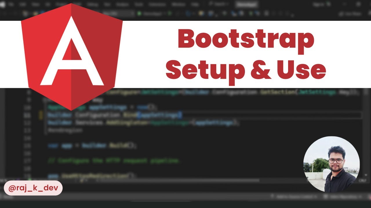 Angular bootstrap install & demo [Hindi] | @raj_k_dev| 04 - YouTube