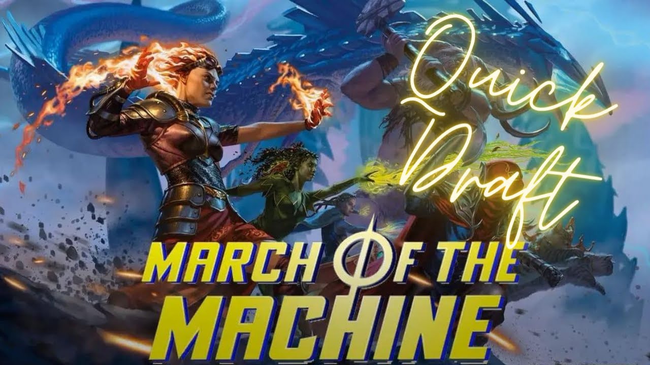 MTG Arena March of the Machine Quick Draft, and unlocking Set Mastery