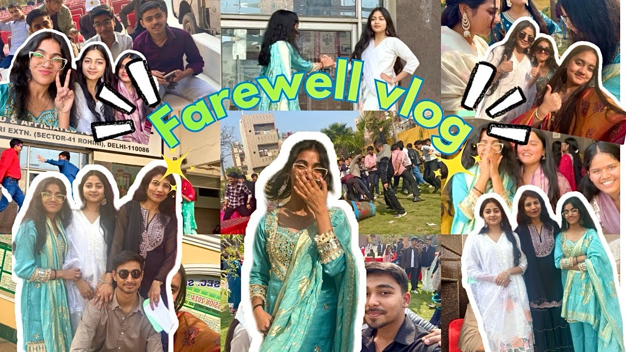 School FAREWELL vlog♥️✨||Dodofam vlogs||fun with my school friends + comedy act+dance performance 