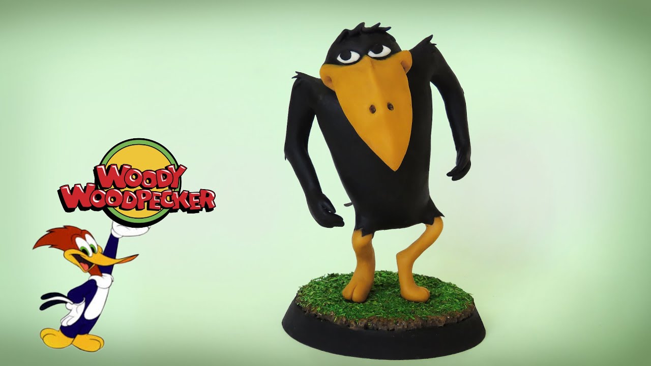 DIY: Como Fazer um JUBILEU de PICA-PAU (Porcelana fria/Biscuit Tutorial) 