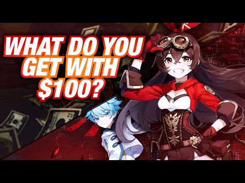 GENSHIN IMPACT! WHAT DO YOU GET WITH $100 IN THIS GAME!? MUST WATCH UNTIL THE END! 5 STAR SUMMONS