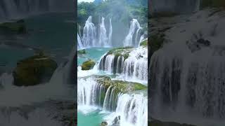 China Vietnam - Detian Waterfall Çin Vietnam Sınırı - Detian Şelalesi
