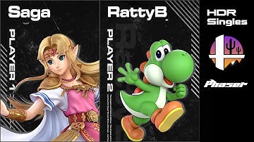 Phaser 19: Saga (Zelda) vs RattyB (Yoshi) !! INCOMPLETE MATCH (recording issue) !! HDR Round Robin