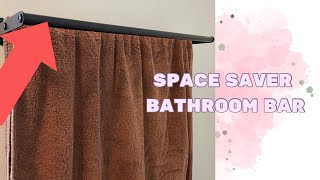 SPACE SAVER BATHROOM BAR - MKO 24Inch Double Towel Rack