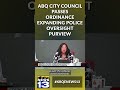 Albuquerque City Council passes ordinance expanding Civilian Police Oversight Agency’s purview