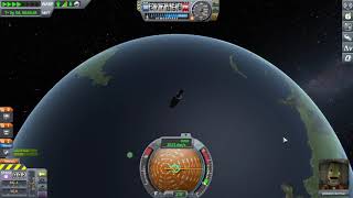 KSP | Test LV T45 "Swivel" Liquid Fuel Engine orbiting Kerbin