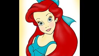 The Little Mermaid! Great Disney Coloring! - DeeDoOo World