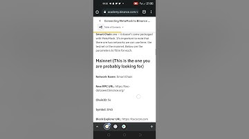 Add BSC binance smart chain to metamask easily
