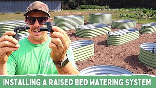 How to Install Drip Irrigation for Raised Beds | Simple and Easy!