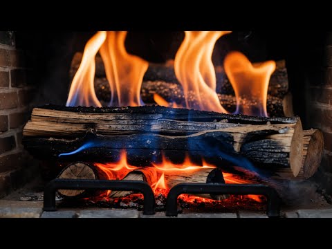 Calm Your Mind Feel The Warmth With A Cozy Fireplace Of Blue Flames And Glowing Logs Calm Your Mind Feel The Warmth With A Cozy Fireplace Of Blue Flames And Glowing Logs