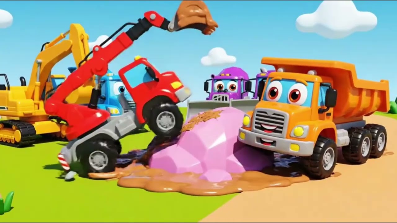 Construction Vehicles for Kids | Cartoon Kids