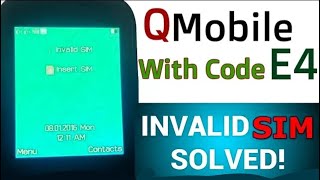 Q E4 Imie Repair - Q Mobile E4 Invalid Sim Code E4 Party Imei Repair Code 100% -All in One 100 work