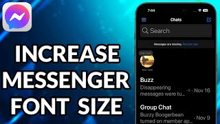 How To Increase Font Size In Messenger screenshot 1