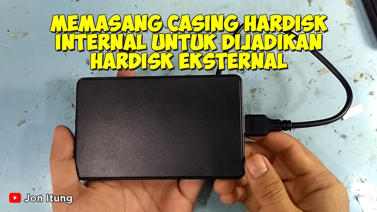 Memasang Casing Hardisk Internal Untuk Dijadikan Hardisk Eksternal