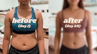 I TRIED CHLOE TING&#39;S 4 WEEK SUMMER SHRED CHALLENGE | Real Before and After Results