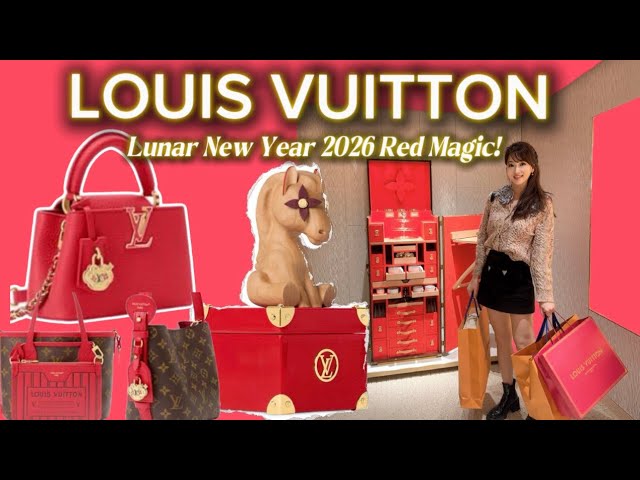 Louis Vuitton CNY 2026 Red Collection 🧧🐎 Iconic Lunar New Year