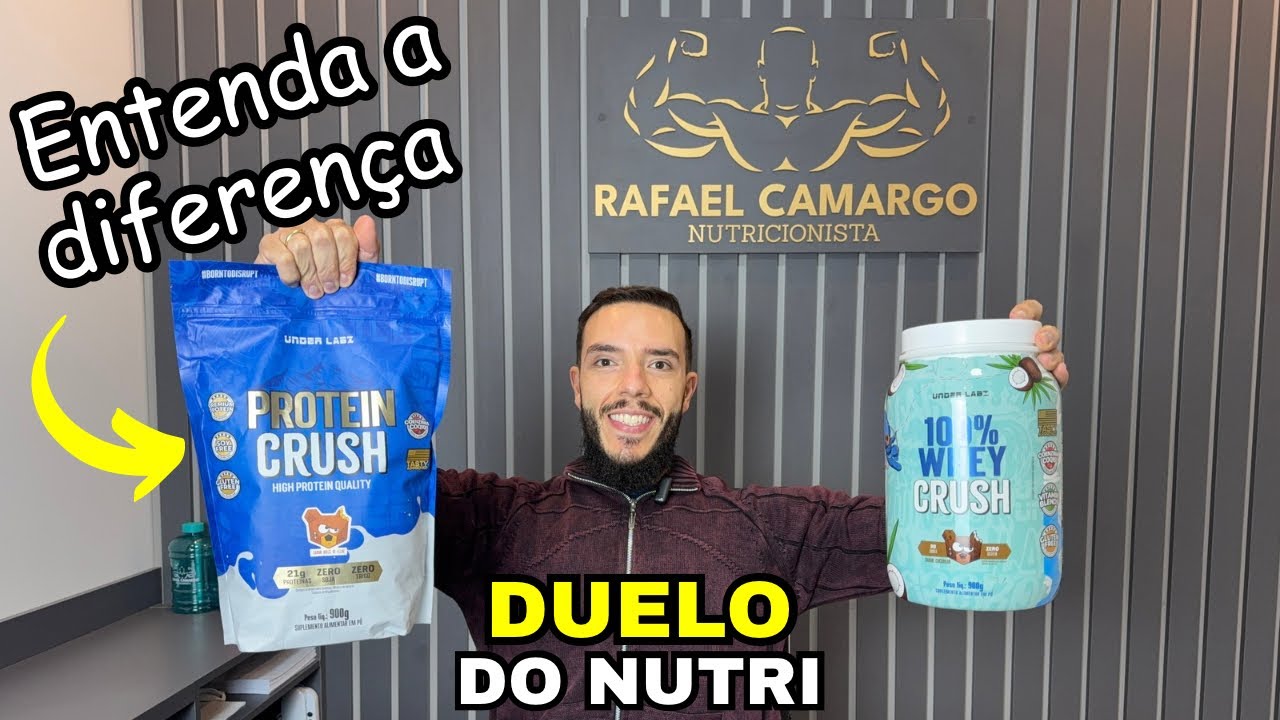 PROTEIN CRUSH vs 100% WHEY CRUSH UNDER LABZ - Duelo do Nutri