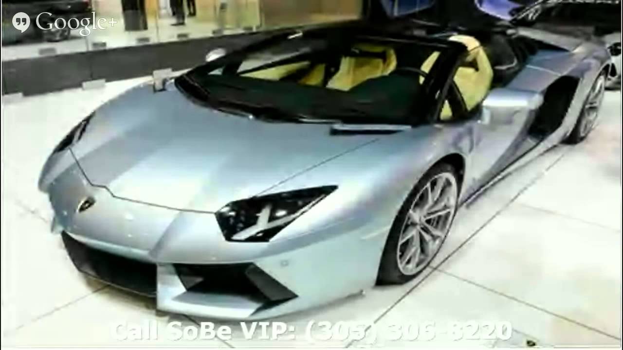Exotic Car Rental Cutler Bay FL SoBe VIP YouTube