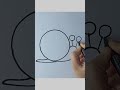 How To Draw Cute Snail Step By Step Drawing For Kids