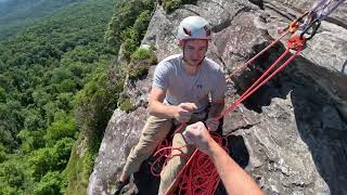 First Multi/Lead in Linville Gorge NC