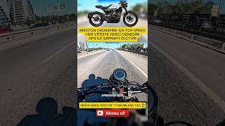 Bri̇xton Crossfi̇re 125 Top Speed Her Vi̇teste Kesi̇ci̇ Denedi̇m Gps İle Sapmayi Ölçtüm Sence Nasil?