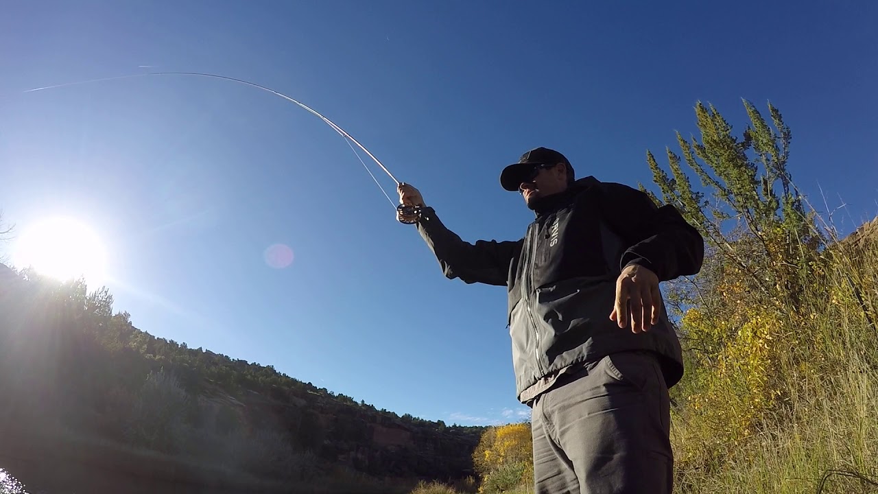 Catching Channel Catfish on Orvis Fly rod IG hunterxangler YouTube
