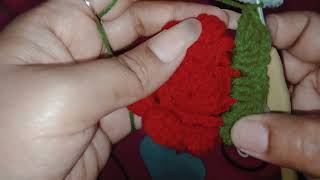 3D rose granny square tutorial #3d #rose #crochet #granny #squre #video #tutorial