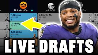 LIVE Expert 2026 Fantasy Football Drafts