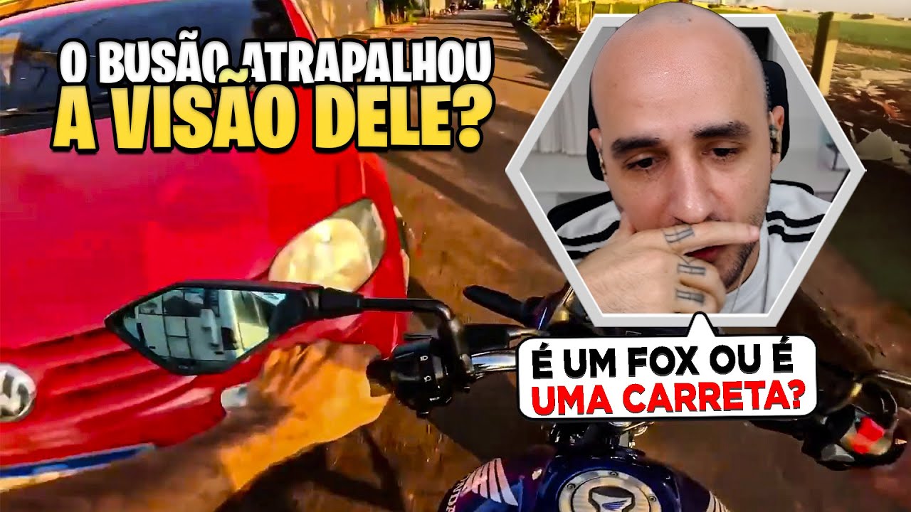 ERROU A CURVA E QUASE ACERTOU O MOTOQUEIRO - React SUSTOS DE MOTO (EP. 242)