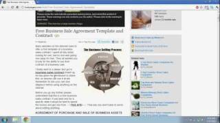 Free Business Sales Agreement Template