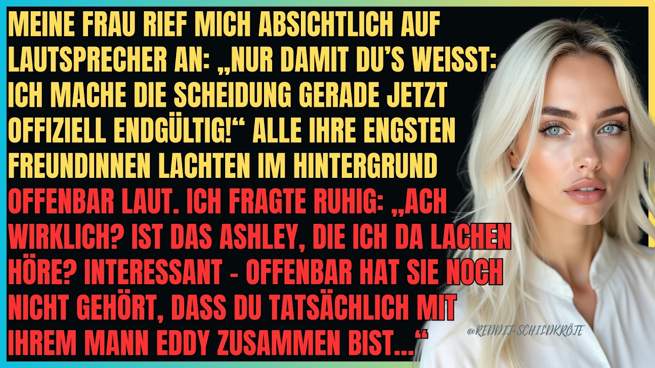 „Sie Kündigte Unsere Scheidung Laut Über Den Lautsprecher Vor Ihren Freunden An – Meine Antwort...