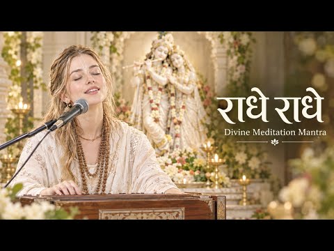 Radhe Radhe Soulful Chanting | Peaceful Krishna Bhajan | Divine Meditation Mantra
