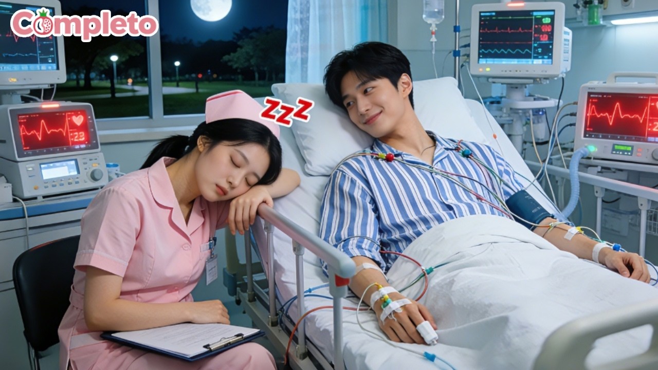CEO enfermo 30años nunca sonrió—hasta ver a la enfermera agotada dormida y babeando a su lado!Sonrió