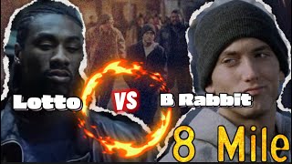 8 MILE REACTION | B Rabbit Vs Lotto