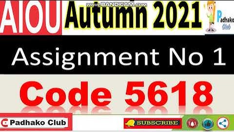 ⏩ AIOU Code 5618 Solved Assignment No. 1 Autumn 2021 || Level: MA Urdu
