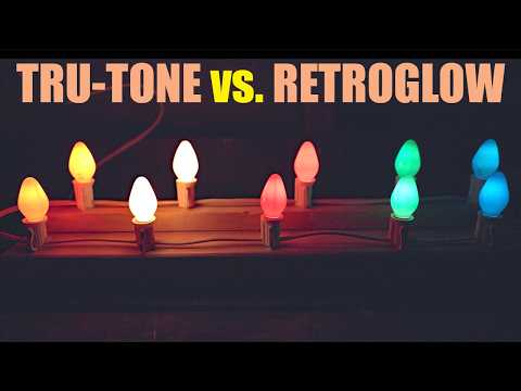 Tru-Tone Vs. RetroGlow Vintage style Christmas Lights