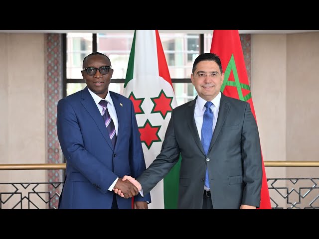 السيد ناصر بوريطة يستقبل نظيره البوروندي السيد إدوار بيزيمانا ويوقعان بيان مشترك بالرباط