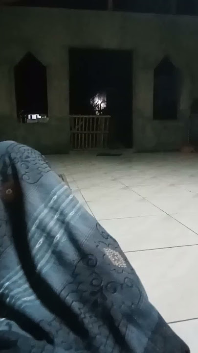 suasana malam hari di pondok pesantren salafi Bani sohib Lebak Banten