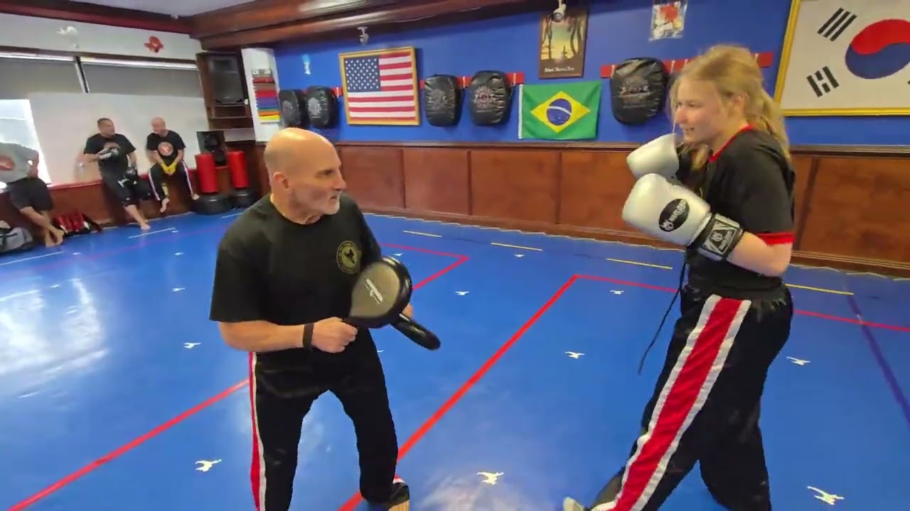Pad Driill Coaching with Phil & Ava