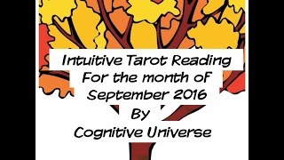 Pisces Intuitive Tarot Reading for the Month of September 2016