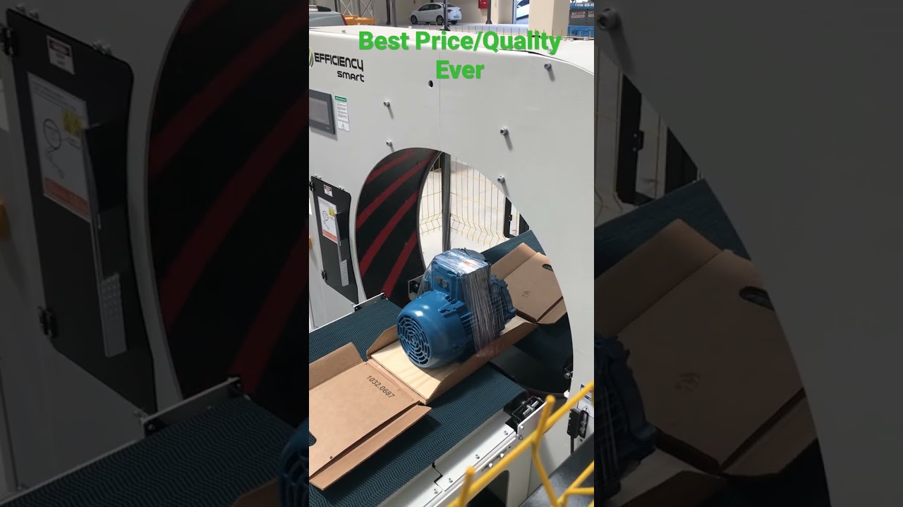 Dynawrap PRO 1100 is a Fully Automatic Orbital Stretch Film Wrapping Machine.