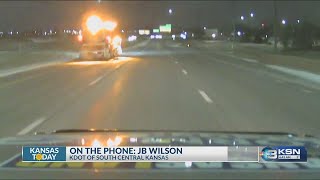 KSN News tracks winter storm and conditions on highways across Kansas