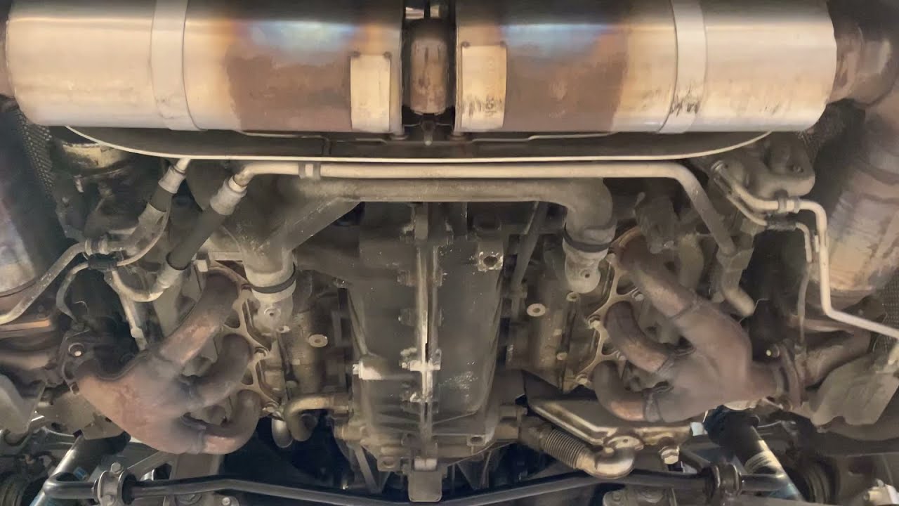 Porsche 911 turbo underside tour with cargraphic loud exhaust