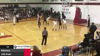 Ballin Down South & Icons Sport Game of the Week  Girls: Williamson vs UMS-Wright