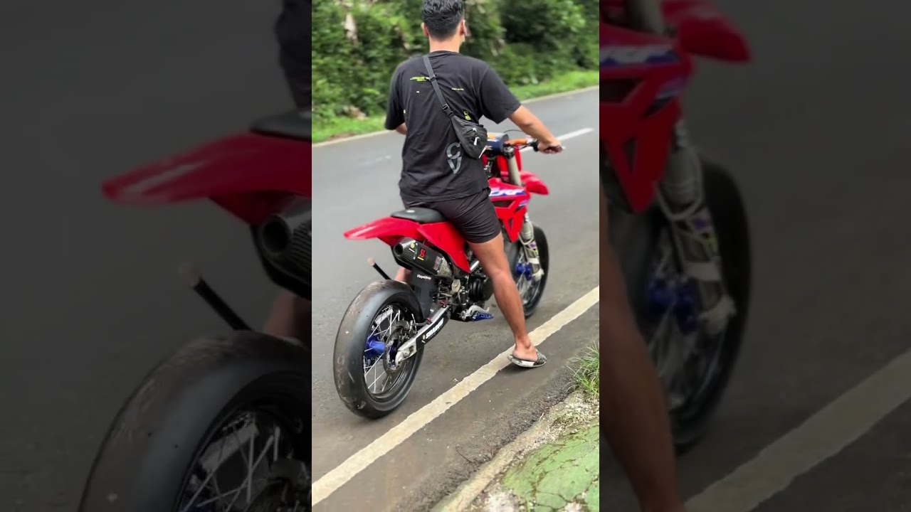 CRF mesin MP MONO, PAKE KNALPOT SHADOW