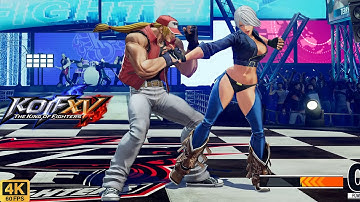 KOF XV | Angel & Krohnen & Benimaru 💥 Terry & Luong & K