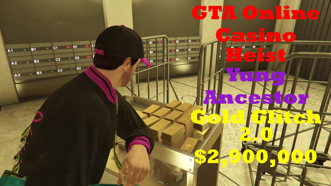 GTA Online Diamond Casino Heist Gold Glitch (2.0) 2 player, Yung