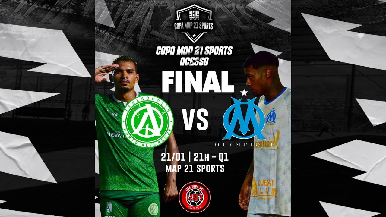 TERESOPOLIS VS OLYMPIQUE | COPA MAP 21 SPORTS - ACESSO | GRANDE FINAL