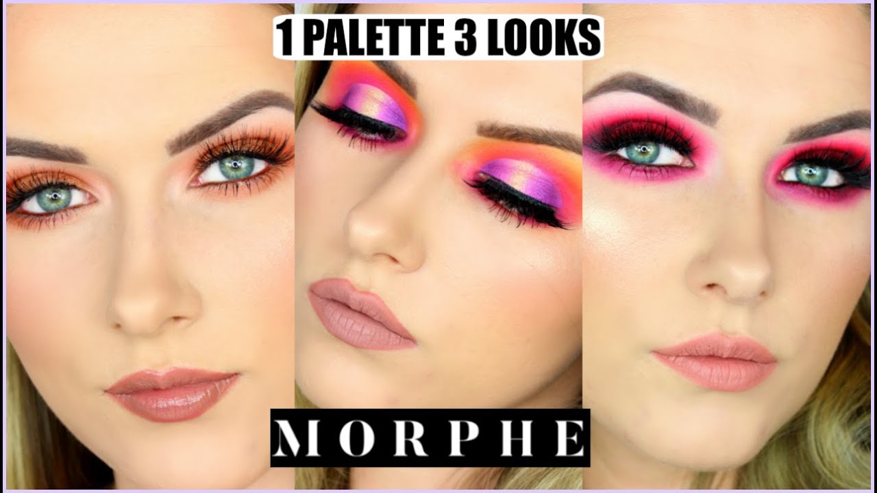MORPHE X JACLYN HILL VOLUME 2 PALETTE 3 LOOKS 1 PALETTE! 🎨| shivonmakeupbiz